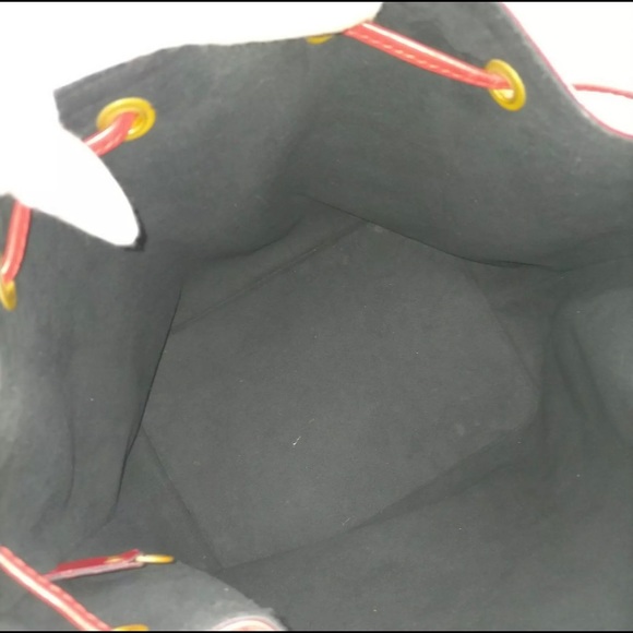 Louis Vuitton LV Shoulder Bucket Epi Noe Bag Red Burgundy - Picture 5 of 9